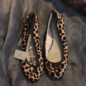 Ballet Flats Animal print and hair
